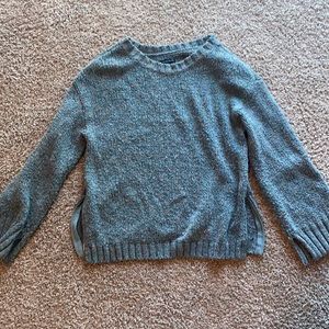 American Eagle Blue Sweater with Zipper Detail